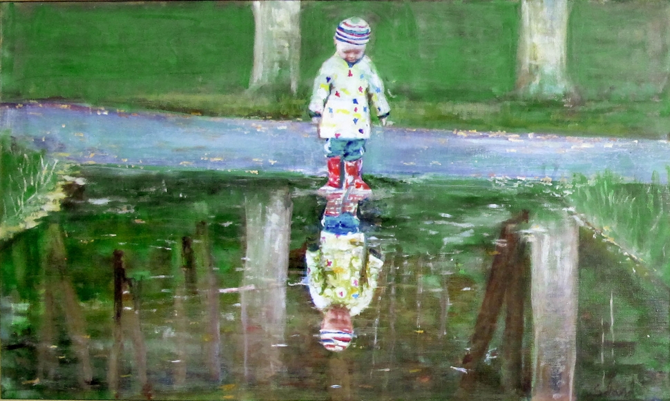 Oljemålning av Lena Selander