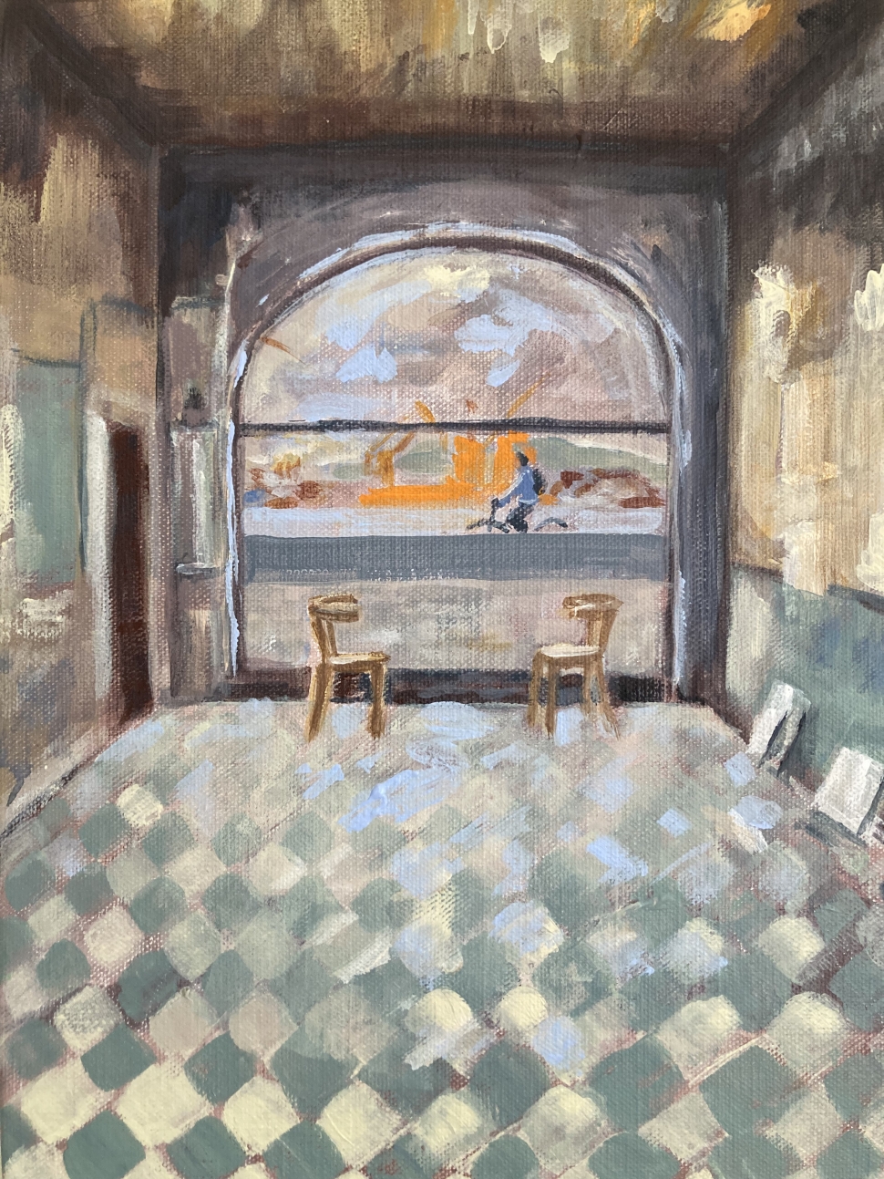 Målning av Emilie Strandberg