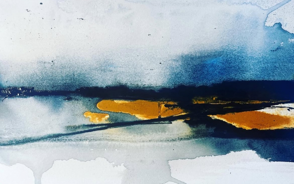 Akvarell av Ola Kronqvist